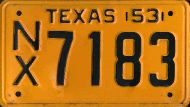 1953 TX pass.